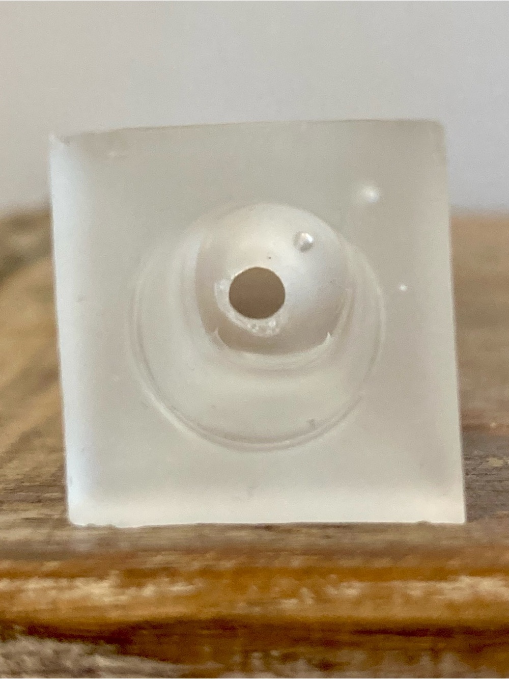 Frosted Glass Chimney (??) 1 3/4” Tall - Picture 6 of 11